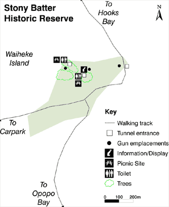 stoney batter map